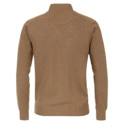 REDMOND Casual Herren Strickjacke Stehkragen Zipper...