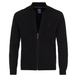 REDMOND Casual Herren Strickjacke Langarm Stehkragen...