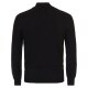 REDMOND Casual Herren Strickjacke College Zipper Comfort Schwarz