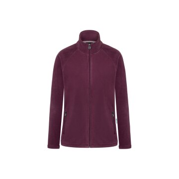 KARLOWSKY Damen Workwear Fleecejacke WARM-UP Regular Aubergine