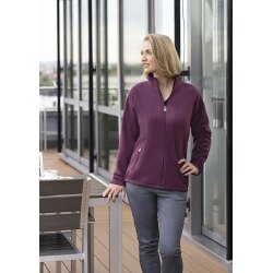 KARLOWSKY Damen Workwear Fleecejacke WARM-UP Regular Aubergine