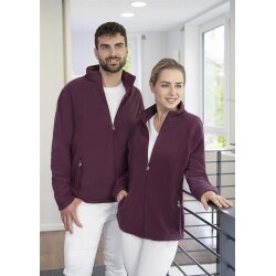 KARLOWSKY Damen Workwear Fleecejacke WARM-UP Regular Aubergine
