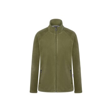 KARLOWSKY Damen Workwear Fleecejacke WARM-UP Regular Moosgrün