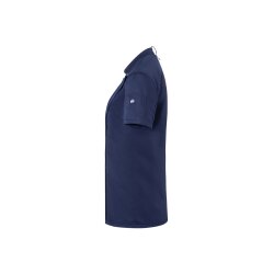 KARLOWSKY Damen Kochjacke MODERN-LOOK Kurzarm Druckknöpfe Marine
