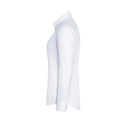 KARLOWSKY Damen Bluse ACTIVE-STRETCH Langarm Kent Slim Weiß L