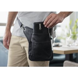 Karlowsky andMORE Großraumkassierhalfter mit integriertem Gürtelband 27 x 34 cm Polyester Schwarz