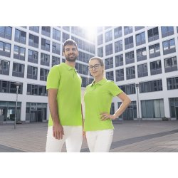 Karlowsky PASSION Workwear Herren Poloshirt MODERN-FLAIR Kurzarm Polokragen Regular Fit Polyester/Baumwollmix OEKO-TEX® nachhaltig Kiwi