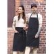 KARLOWSKY Bistroschürze ROCK-CHEF®-Stage2 Taschen 70x70cm Schwarz