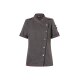 KARLOWSKY Damen Kochjacke Denim-Style ROCK-CHEF® Kurzarm Schwarz