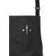 KARLOWSKY Latzschürze ROCK-CHEF®-Stage2 Taschen 75x90cm Schwarz