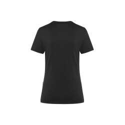 KARLOWSKY Damen T-Shirt CASUAL-FLAIR V-Neck Modern Schwarz