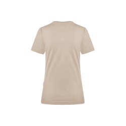 KARLOWSKY Damen T-Shirt CASUAL-FLAIR V-Neck Modern Sand