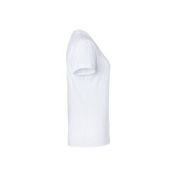 KARLOWSKY Damen T-Shirt CASUAL-FLAIR V-Neck Modern Weiß