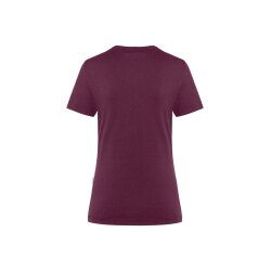 KARLOWSKY Damen T-Shirt CASUAL-FLAIR V-Neck Modern Aubergine