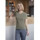 KARLOWSKY Damen T-Shirt CASUAL-FLAIR V-Neck Modern Salbei
