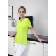 Karlowsky PASSION Workwear Damen T-Shirt CASUAL- FLAIR Kurzarm V-Neck Modern Fit Polyester/Baumwollmix OEKO-TEX® nachhaltig Kiwi