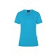 Karlowsky PASSION Workwear Damen T-Shirt CASUAL- FLAIR Kurzarm V-Neck Modern Fit Polyester/Baumwollmix OEKO-TEX® nachhaltig Pazifikblau