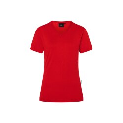KARLOWSKY Damen T-Shirt CASUAL-FLAIR V-Neck Modern Rot