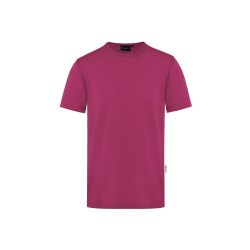 Karlowsky PASSION Workwear Herren T-Shirt CASUAL- FLAIR Kurzarm Rundhals Regular Fit Polyester/Baumwollmix OEKO-TEX® nachhaltig Fuchsia