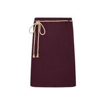 Karlowsky PASSION Vorbinder NEW-NATURE 90 x 55 cm unisex Polyester/Baumwollmix OEKO-TEX® nachhaltig waschecht pflegeleicht Aubergine