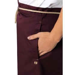 Karlowsky PASSION Vorbinder NEW-NATURE 90 x 55 cm unisex Polyester/Baumwollmix OEKO-TEX® nachhaltig waschecht pflegeleicht Aubergine