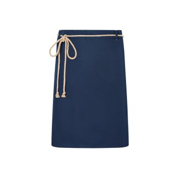 Karlowsky PASSION Vorbinder NEW-NATURE 90 x 55 cm unisex Polyester/Baumwollmix OEKO-TEX® nachhaltig waschecht pflegeleicht Stahlblau