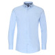 REDMOND Casual Herren Freizeithemd Langarm Button-Down-Kragen Variomanschette Regular Fit Baumwolle Oxford uni Hellblau Größe 3XL