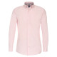 REDMOND Casual Herren Freizeithemd Langarm Button-Down-Kragen Variomanschette Regular Fit Baumwolle Oxford uni Rosa Größe L