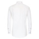 REDMOND Klassisches Herren Businesshemd Langarm Kentkragen Comfort Fit Baumwolle Struktur Bügelfrei Weiß Größe XL