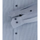 REDMOND Klassisches Herren Businesshemd Langarm Kentkragen Comfort Fit Baumwolle Struktur Bügelfrei Hellblau Größe XL