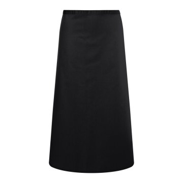 Karlowsky Bistroschürze IBIZA 110 x 90 cm unisex Polyester/Baumwollmix waschecht pflegeleicht Schwarz