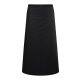 Karlowsky Bistroschürze IBIZA 110 x 90 cm unisex Polyester/Baumwollmix waschecht pflegeleicht Schwarz