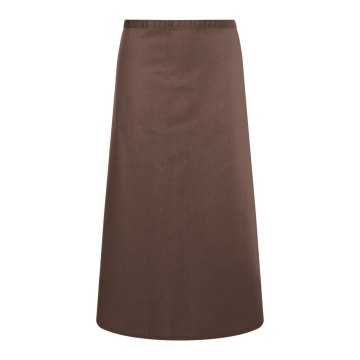 Karlowsky Bistroschürze IBIZA 110 x 90 cm unisex Polyester/Baumwollmix waschecht pflegeleicht Hellbraun