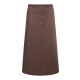 Karlowsky Bistroschürze IBIZA 110 x 90 cm unisex Polyester/Baumwollmix waschecht pflegeleicht Hellbraun