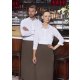 Karlowsky Bistroschürze IBIZA 110 x 90 cm unisex Polyester/Baumwollmix waschecht pflegeleicht Hellbraun