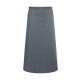 Karlowsky Bistroschürze IBIZA 110 x 90 cm unisex Polyester/Baumwollmix waschecht pflegeleicht Anthrazit
