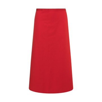 Karlowsky Bistroschürze IBIZA 110 x 90 cm unisex Polyester/Baumwollmix waschecht pflegeleicht Rot