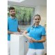 KARLOWSKY Workwear Herren Poloshirt MODERN-FLAIR Pazifikblau M