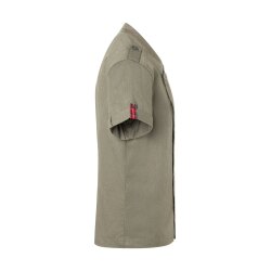 KARLOWSKY Herren Kochjacke Denim-Style ROCK-CHEF® Kurzarm Grün 58