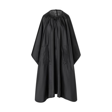 Karlowsky Wasserdichter Färbeumhang mit Handdurchgriffen 130 x 150 cm Polyester Schwarz