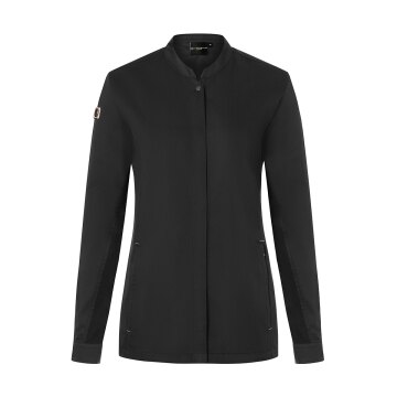 KARLOWSKY Damen Kochjacke GREEN-GENERATION Modern-Fit Schwarz