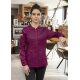 KARLOWSKY Damen Kochjacke GREEN-GENERATION Modern-Fit Aubergine