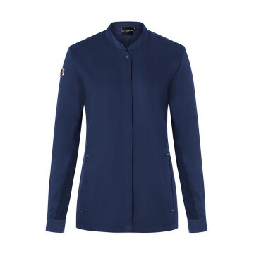 KARLOWSKY Damen Kochjacke GREEN-GENERATION Modern-Fit Stahlblau