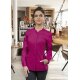 KARLOWSKY Damen Kochjacke GREEN-GENERATION Modern-Fit Fuchsia