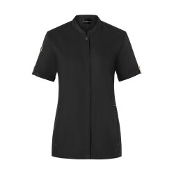 KARLOWSKY Damen Kochjacke GREEN-GENERATION Kurzarm Schwarz