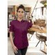 KARLOWSKY Damen Kochjacke GREEN-GENERATION Kurzarm Aubergine