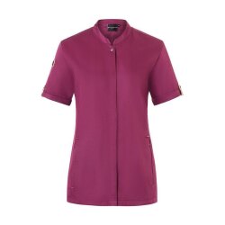 KARLOWSKY Damen Kochjacke GREEN-GENERATION Kurzarm Fuchsia