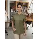 KARLOWSKY Damen Kochjacke GREEN-GENERATION Kurzarm Moosgrün