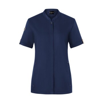 KARLOWSKY Damen Kochjacke GREEN-GENERATION Kurzarm Stahlblau