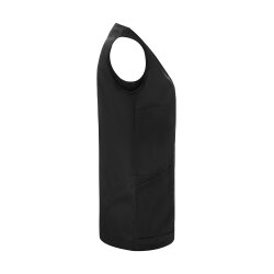 KARLOWSKY Damen Kasack ESSENTIAL Ärmellos V-Neck Schwarz